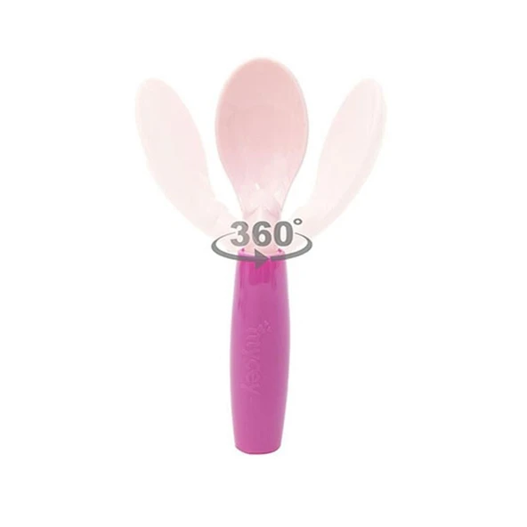 Mycey 360 Derece Dönen Kaşık Pembe - Resim 3