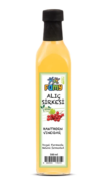 FAMY ALIÇ SİRKESİ DOĞAL FERMENTASYON 500 ML CAM ŞİŞE ürün görseli 1