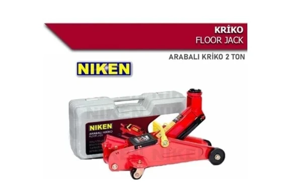 KRİKO 2 TON HİDROLİK ARABALI+ÇANTALI ürün görseli 1