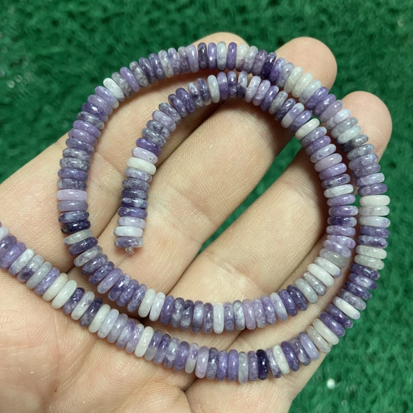 Disk Ametist Taşı 6 MM ürün görseli 1