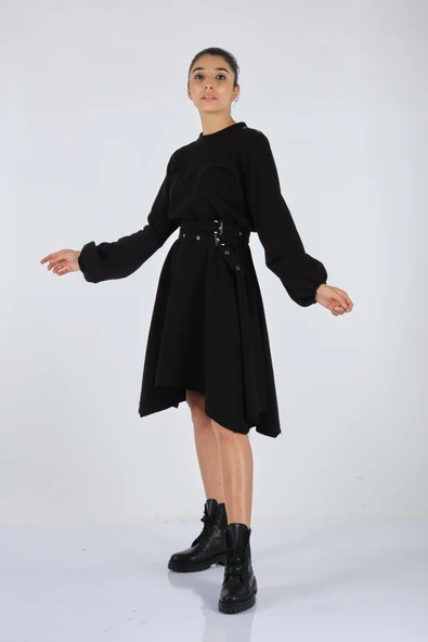 Unique Mode Minimalist Oversize Midi Elbise - Günlük & Özel Gün ürün görseli 1