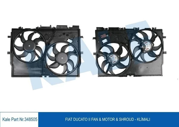 FAN MOTORU DAVLUMBAZLI FIAT DUCATO III - CITROEN JUMPER III - PEUGEOT BOXER III KLİMALI   300W/400W ürün görseli 1