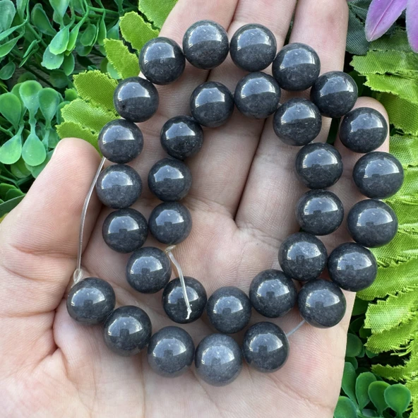 Küre Gri Akik Taşı 12 MM ürün görseli 1