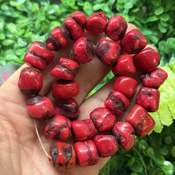 Şekilsiz Silindir Mercan Taşı 16 MM ürün görseli 1