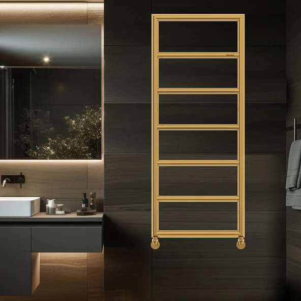 1200X500mm Trendy Parlak Bras Gold Altın Paslanmaz Çelik Havlupan ürün görseli 1