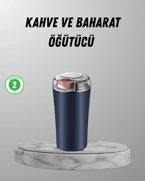 Elektrikli Kahve ve Baharat Öğütücü – Güçlü Motor, Paslanmaz Çelik Gövde, Kolay Temizlik ürün görseli 1