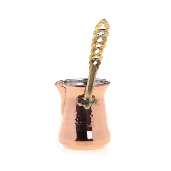 Cobper Premium Collection Haneden Bakır Cezve 200ml - Resim 5