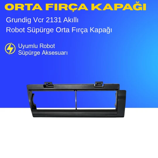 Grundig Vcr 2131 Akıllı Robot Süpürge Orta Fırça Kapağı Aksesuarları – Yedek Parça ürün görseli 1