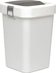 Carpex Optima Beyaz Çöp Kovası 8 L 22x22x28 cm ürün görseli 1