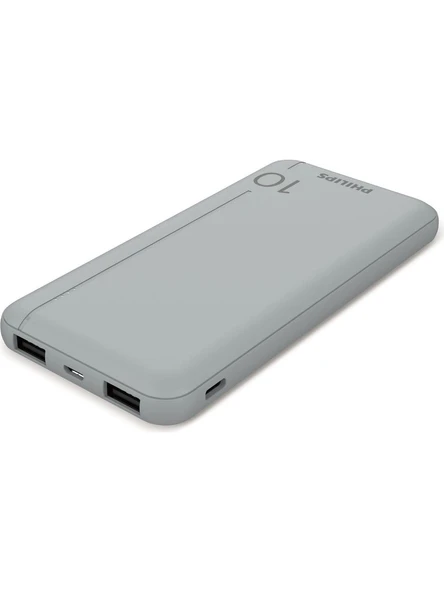 Philips DLP1810CV Gümüş 10000 mAh Hızlı Şarj Powerbank ürün görseli 1