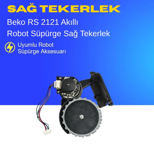 Beko Rs 2121 Akıllı Robot Süpürge Sağ Tekerlek Aksesuarları – Yedek Parça ürün görseli 1
