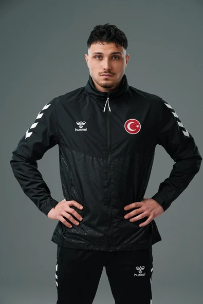 Hummel Dream Milli Takım Yağmurluk Siyah ürün görseli 1