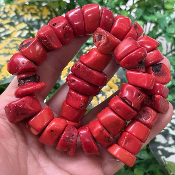 Şekilsiz Silindir Mercan Taşı 18 MM ürün görseli 1