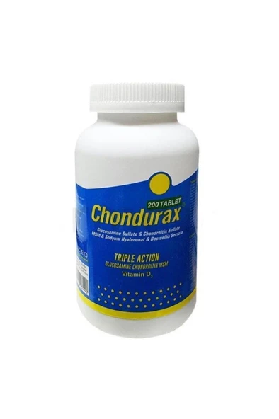 chondurax Triple Action Glucosamine Chondroitin Msm 200 Tablet ürün görseli 1