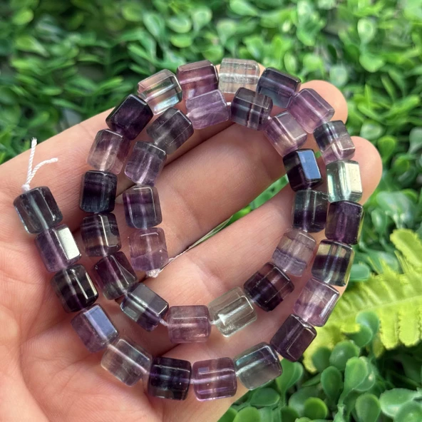 Petek Silindir Florit Taşı 8x10 MM ürün görseli 1