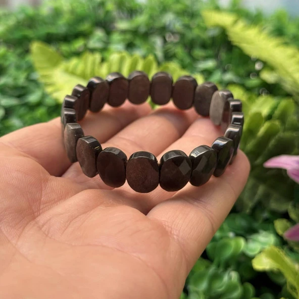 Silver Obsidyen Taşı Bileklik ürün görseli 1