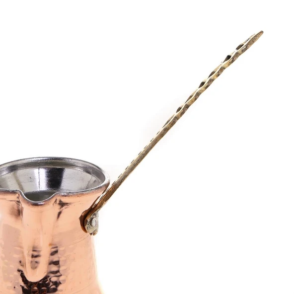 Cobper Premium Collection Haneden Bakır Cezve 200ml - Resim 4
