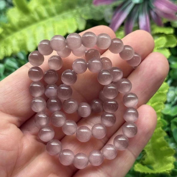Somon Küre Kedi Gözü Taşı 8 MM ürün görseli 1