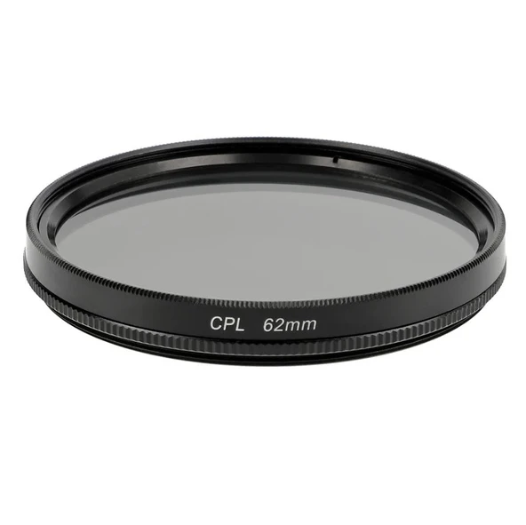 62mm CPL Polarize Filtre – Dairesel Polarizasyon, Yansıma Azaltıcı, Metal Çerçeve ürün görseli 1