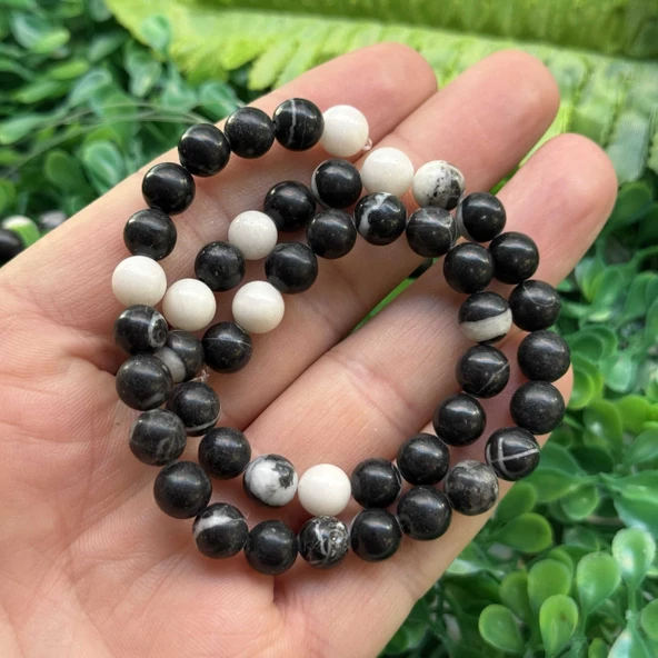 Küre Panda Jasper Taşı 8 MM - Resim 2