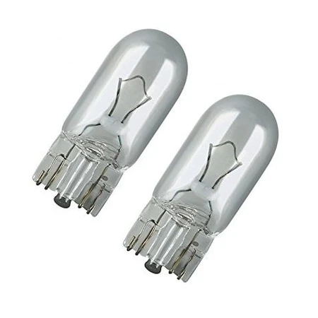 12V 5W T10 Dipsiz Ampul 12V 5W (2 Adet) ürün görseli 1