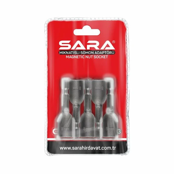 SARA S824 SOMON ADAPTÖRÜ, ÇATI ADAPTÖRÜ 5Lİ PAKET 8X65mm ürün görseli 1