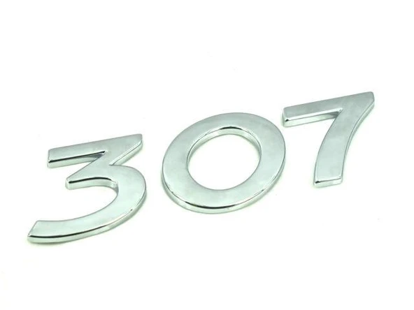 PEUGEOT 307 ARKA BAGAJ KAPUTU ÜZERİ 307 YAZISI     8665C1 ürün görseli 1