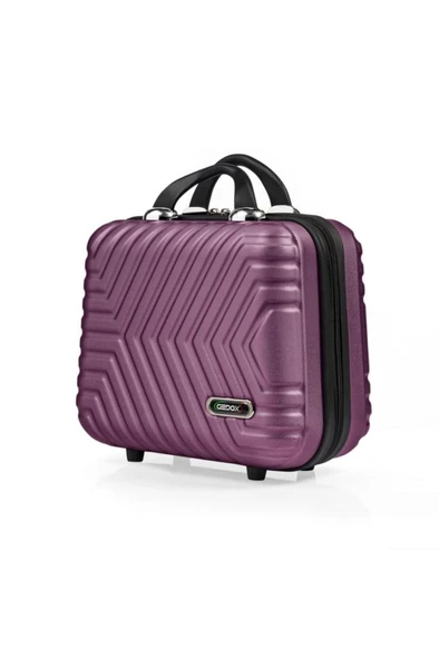 G&d Polo Suitcase Abs Makyaj&hostes El Çantası Mürdüm ürün görseli 1