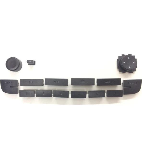 FIAT Grande Punto  2006-2010  Oto Teyp Tuş Takımı Set 15 Parça ürün görseli 1