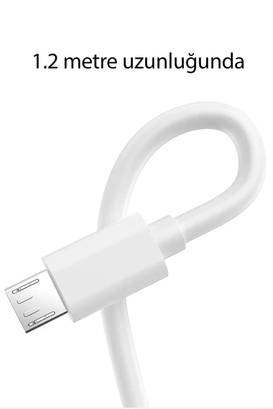 AbaTech Micro-USB & USB-A Data ve Şarj Kablosu - Resim 3
