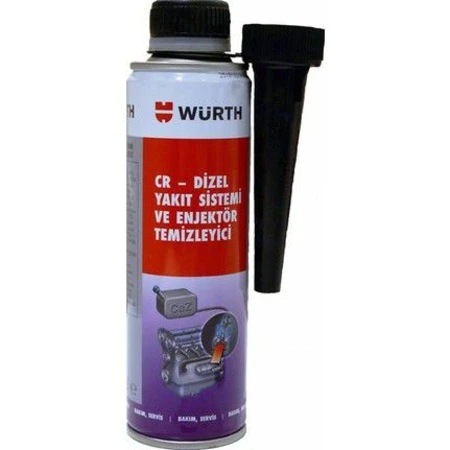 WÜRTH DİZEL YAKIT SİSTEMİ VE ENJEKTÖR TEMİZLEYİCİ 300ML ürün görseli 1