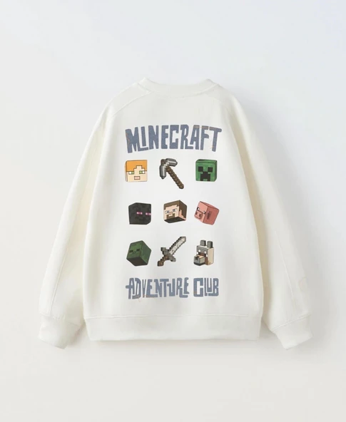Minecraft Çocuk Sweatshirt - Resim 6