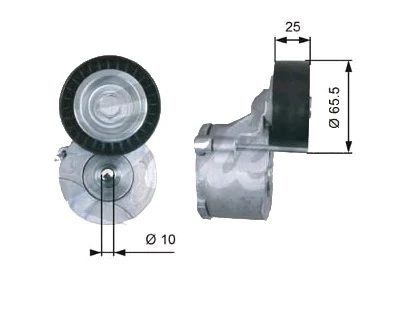 GERGİ RULMANI KOMPLE  DOBLO/FİORİNO/LİNEA 1.3      55244469 ürün görseli 1