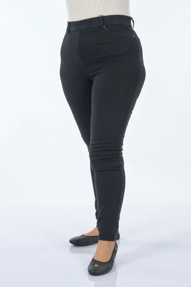 Seleste Minimalist High Waist Dar Paça Kadın Pantolon - Günlük Şıklık ürün görseli 1