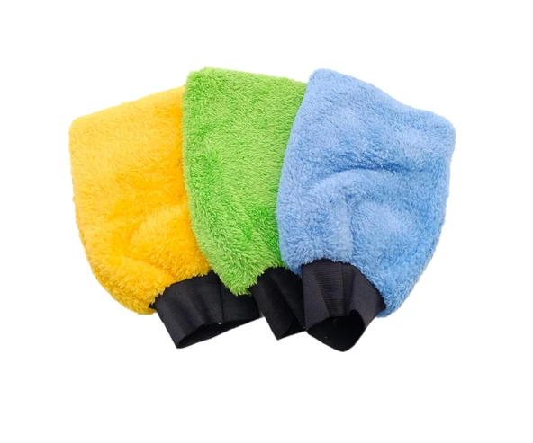 ALPARS Mikrofiber Oto Yıkama Parlatma Eldiveni 3 Adet ürün görseli 1