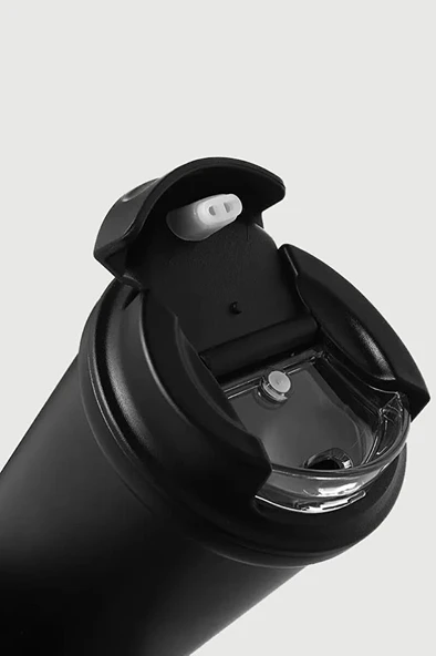 STEVIG 4 WORK FLIP OPEN COFFEE MUG ÇELİK TERMOS 400 ML ST-250 - Resim 2