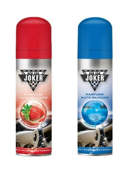 OTO MOTTO Joker Torpido Deri Plastik İçin Parlatıcılı Silikon Oto Kokusu Parfüm Sprey Çilek Ve Okyanus 200 ml ürün görseli 1