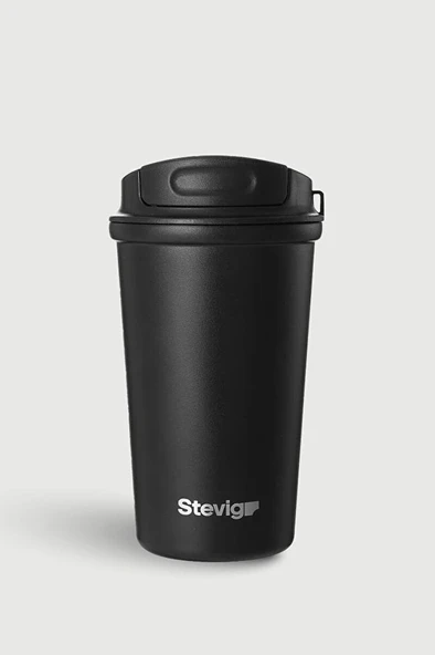 STEVIG 4 WORK FLIP OPEN COFFEE MUG ÇELİK TERMOS 400 ML ST-250 ürün görseli 1