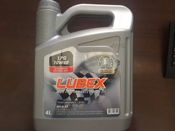 MOTOR YAĞI  (10-40 LPG 4LT SL/ CF ) LUBEX ürün görseli 1