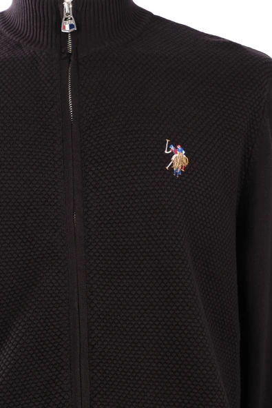 U.S. Polo Assn. Erkek Minimalist Fermuarlı Hırka - Günlük Şıklık ürün görseli 1