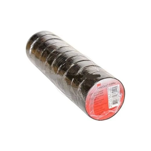 3M 18 MM Pvc Siyah İzole Elektrik Bant 10'lu Paket ürün görseli 1