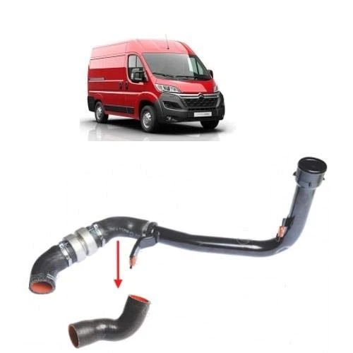 PEUGEOT BOXER  2.2 HDI TURBO INTERCOOLER HORTUMU ORTA  1606660380 ürün görseli 1