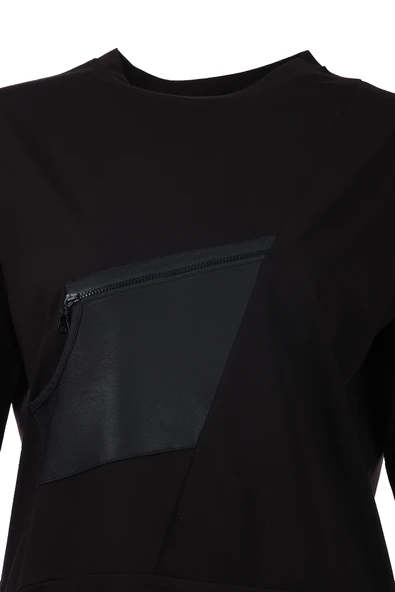 On Kadın Oversize Uzun Kol Minimalist Bluz - Günlük Stil ürün görseli 1