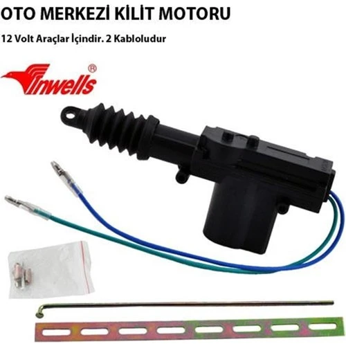 Merkezi Kilit Motoru Tek Motor 2 Kablo( Arka - Bagaj ) ürün görseli 1