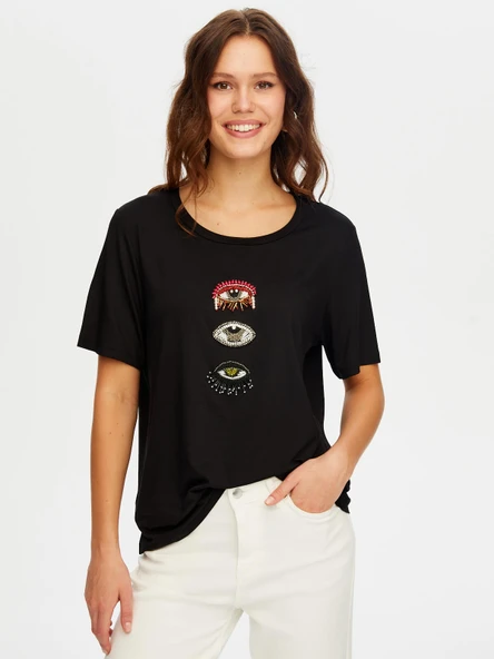 Faik Sönmez Kadın T-Shirt UW26TSH067 ürün görseli 1