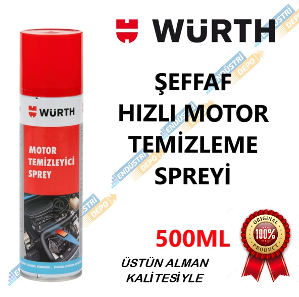 Würth Hızlı Motor Temizleme Spreyi 500 ML ürün görseli 1