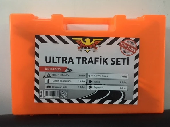TRAFİK SETİ TÜV TÜRK  MUAYENE ONAYLI YANGIN SÖNDÜRÜCÜLÜ ürün görseli 1