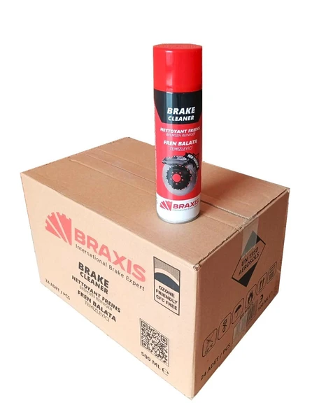 OTO MOTTO Braxıs Fren Balata Spreyi Braxis 500 ML 24 Adet (1 Koli) ürün görseli 1