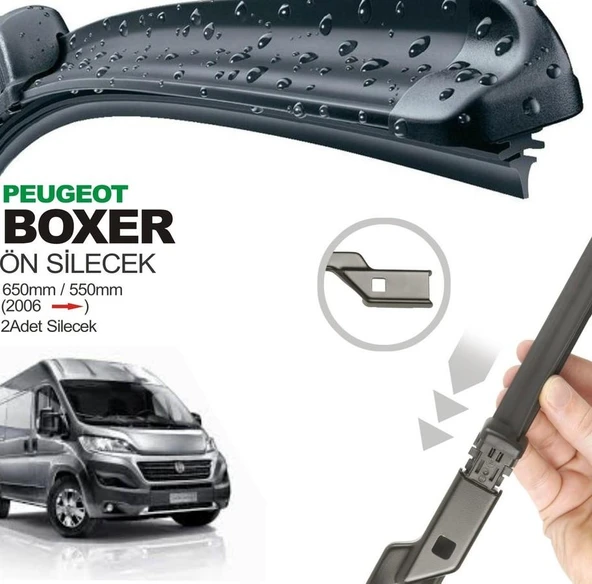 Peugeot Boxer Ön Cam Muz Silecek Takımı (2006 ve Üzeri) ürün görseli 1