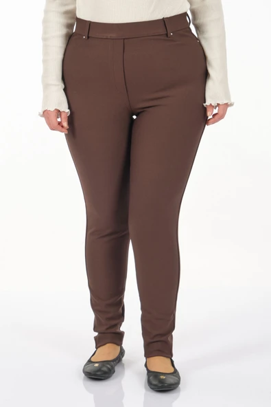 Seleste Minimalist Kadın Pantolon - Yüksek Bel Dar Paça Günlük ürün görseli 1